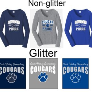 Women's  Port & Company® Fan Favorite™ Long Sleeve V-Neck Tee