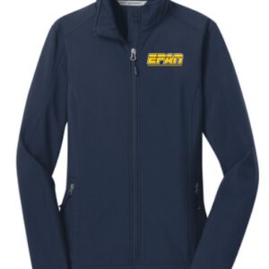 Women's Port Authority® Core Soft Shell Jacket (Navy)