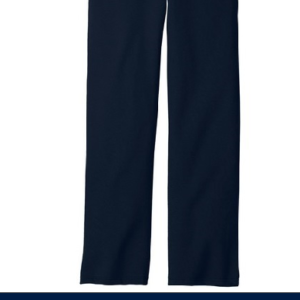Unisex Jerzee Open Bottom Pant w Pockets (Navy)