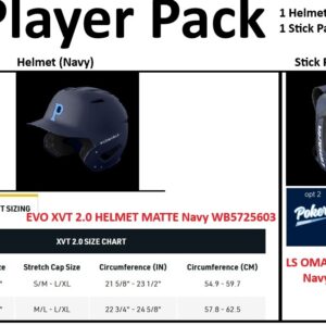 **PLAYER PACK** 1 Helmet, 1 Stick Pack