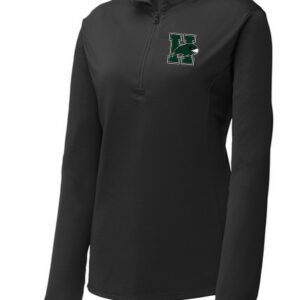 Women's Sport-Tek PosiCharge® Competitor™ 1/4-Zip Pullover (Black)
