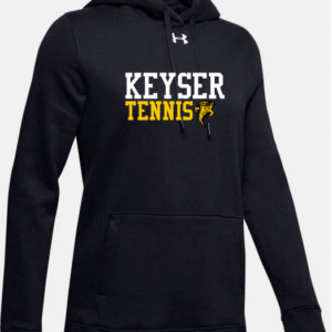 Women's UA Hustle Fleece Hoody (Black)