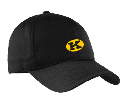 Unisex Adjustable Hat (One Size Fits Most)(Black)(Men or Women's Fit)(Open Back For Poneytail)