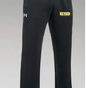 Unisex UA Hustle Fleece Pant (Black)