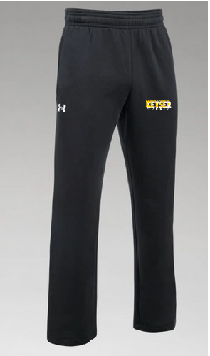 Unisex UA Hustle Fleece Pant (Black)