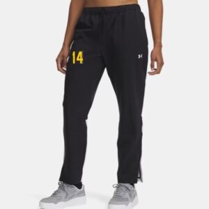 ** MANDATORY FOR NEW PLAYERS** Women's UA Rival Stretch Woven Pant (Black)(Player # Required)
