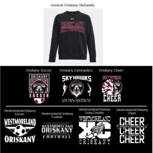 Women's UA Hustle Fleece Crew (Black)