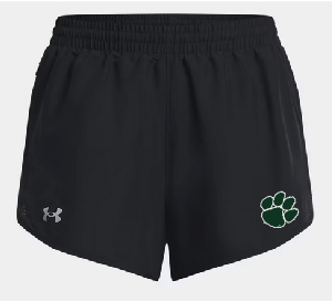 *Women's UA Fly-By 3" Shorts (Black)