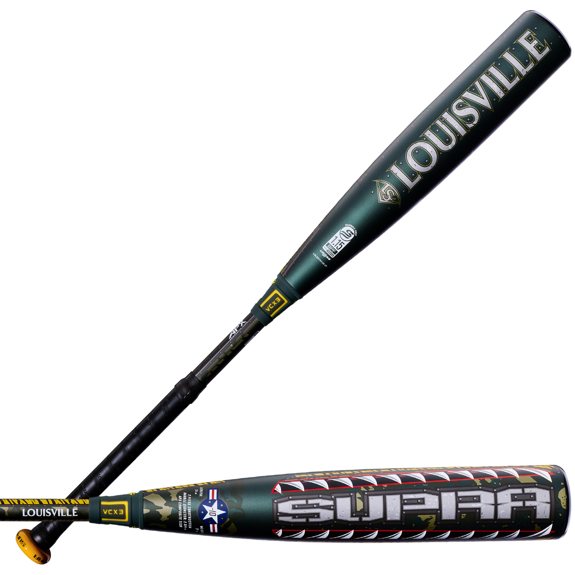 Louisville Slugger 2027 Supra™ Tigershark (-10) 2 ¾” USSSA Baseball Bat