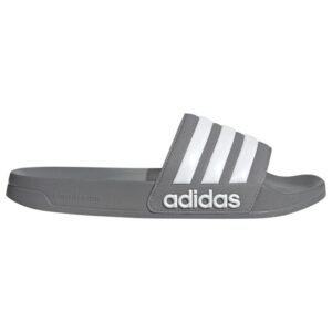 adidas Unisex Adilette Shower Slides - Grey Three / Cloud White (GY1891)