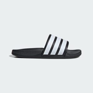 adidas Unisex Adilette Comfort 2.0 Slides - Core Black / Cloud White / Carbon (HP6999)
