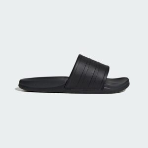 adidas Unisex Adilette Comfort 2.0 Slides - Core Black / Carbon (HQ2467)