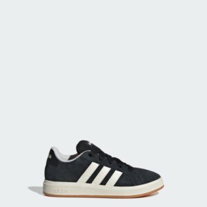 adidas Kids Grand Court 00s - Core Black / Off White / Gum (JH6178)