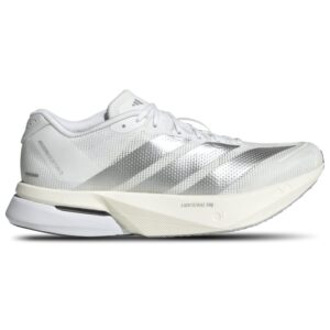adidas Women's Adizero Boston 13 - Cloud White / Matte Silver / Dash Grey (JS4948)