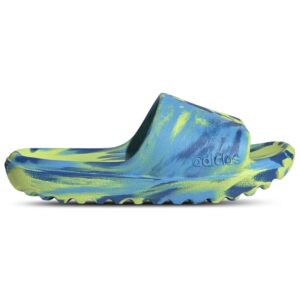 adidas Kids Adilette Lumia Slides - Lime / Lucid Aqua / Royal Blue (KI2722)