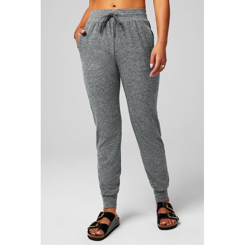 Fabletics CLOUD JERSEY JOGGER — CHAR.GREY