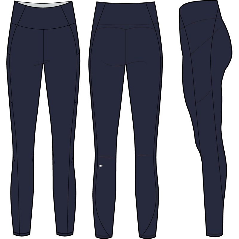 Fabletics OASIS HIGH-WAISTED LEGGING — DARK NAVY