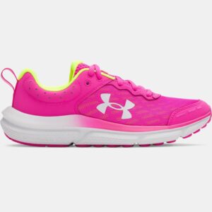 Under Armour UA Assert 10 - 652 REBEL PINK/High Vis Yellow/White