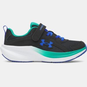 Under Armour UA Charged+ Assert 11 - 004 Black/GEODE GREEN/TEAM ROYAL