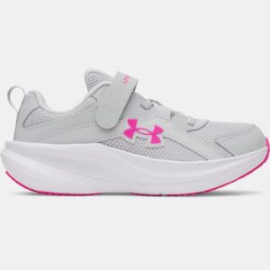 Under Armour UA Charged+ Assert 11 - 014 Halo Gray/Halo Gray/REBEL PINK