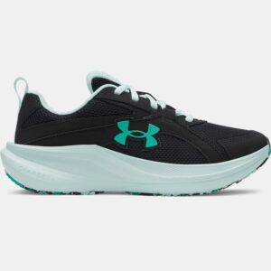 Under Armour UA Charged+ Assert 11 Wide - 001 Black/Refresh Mint AFS - Deprecated/Green Mode