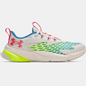 Under Armour UA Scramjet 7 - 110 Summit White/High Vis Yellow/Racer Red