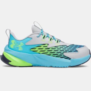 Under Armour UA Scramjet 7 - 011 Mod Gray/Blue Blur/HYPER GREEN