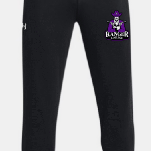 Men's UA Hustle Fleece Joggers (Black)