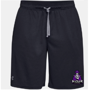 Men's UA Mesh 9" Pocketed Shorts (Black)
