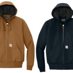 Men's Carhartt® Quilted-Flannel-Lined Duck Active Jacket