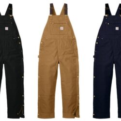 Men's Carhartt® Tall Firm Duck Insulated Bib Overalls